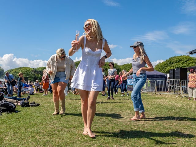 Jiving at the Bandstand. Picture: Mike Cooter (210724)