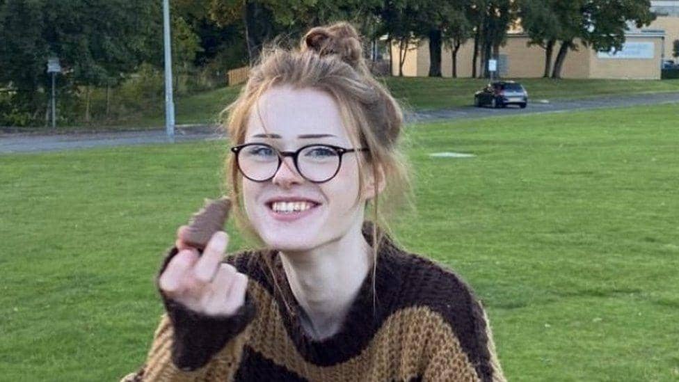 Brianna Ghey who suffered fatal stab wounds in Culcheth's Linnear Park. 