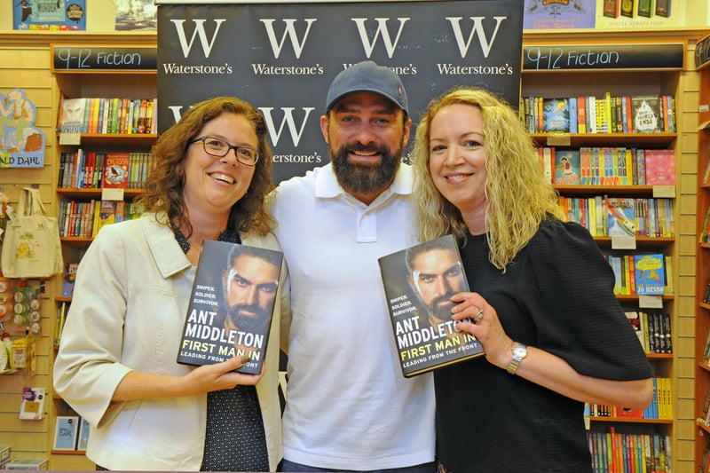You may recognise him from SAS: Who Dares Wins on Channel 4 and Ant Middleton was born in Portsmouth in 1980. He returned to the city to promote his book last year for his book tour.