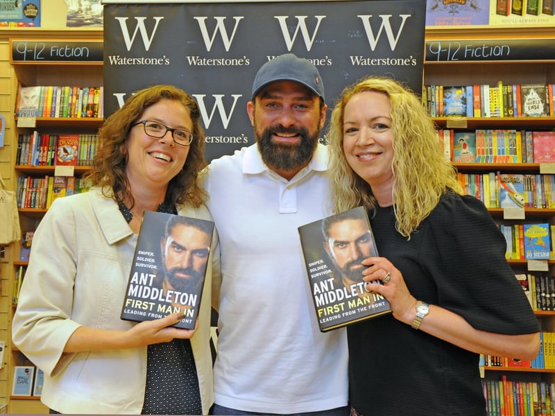 You may recognise him from SAS: Who Dares Wins on Channel 4 and Ant Middleton was born in Portsmouth in 1980. He returned to the city to promote his book last year for his book tour.
