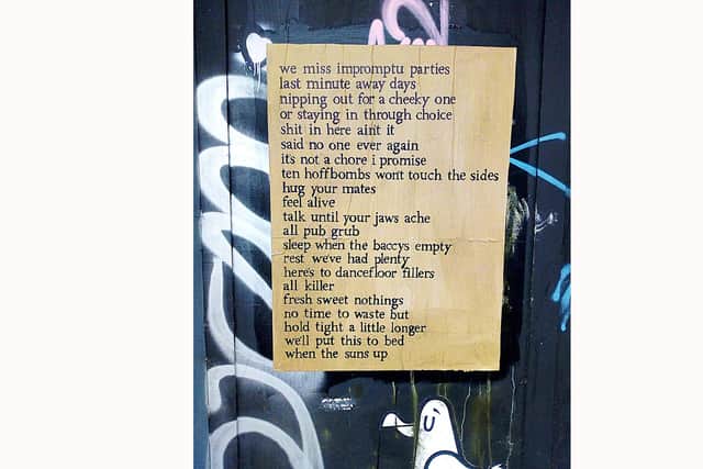 Artwork by Ashley David John from Southsea.