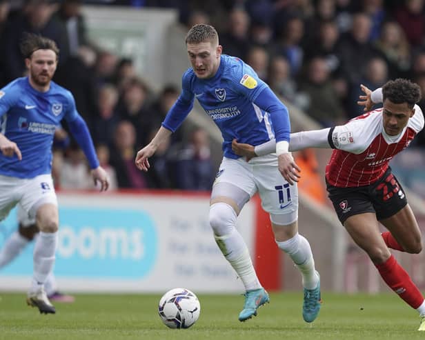 Ronan Curtis started against Cheltenham this afternoon.   Picture: Jason Brown