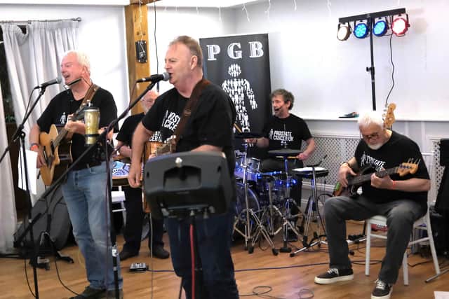 The Prostate Gland Band at the Prostate Cancer awareness raiser