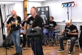 The Prostate Gland Band at the Prostate Cancer awareness raiser
