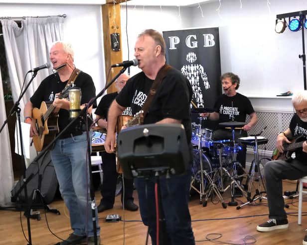 The Prostate Gland Band at the Prostate Cancer awareness raiser