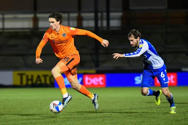 Rasmus Nicolaisen is recalled to Pompey's side against Blackpool today. Picture: Graham Hunt/ProSportsImages