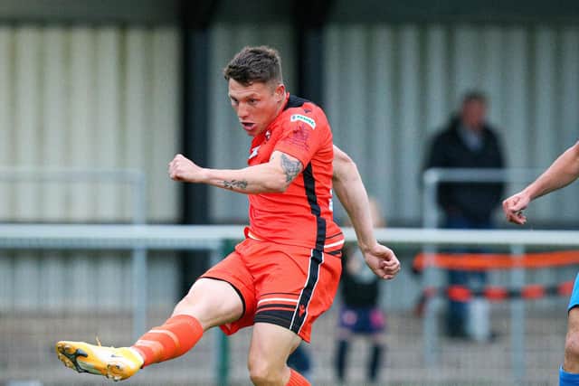 Kieran Roberts fired home goal number eight this season at Bournemouth. Picture: Chris Moorhouse (jpns 170821-09)