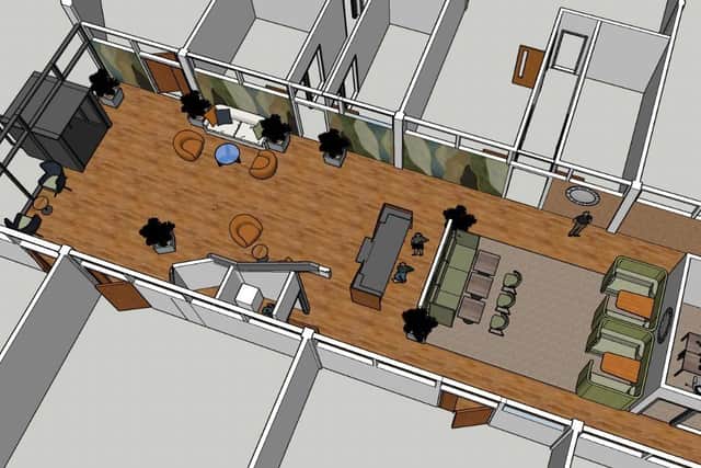 CGI images show a bird’s eye view of Number 25’s proposed layout