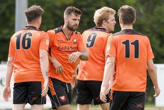 Captain Steve Ramsey has now reached 250 appearances for AFC Portchester since arriving at the club seven seasons ago Picture: Neil Marshall (180728)