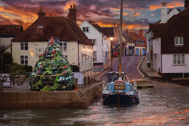 Take a walk around Emsworth and not only will you find festive lights and fabulous shops, but you will also find a rather unusual Christmas Tree. The Lobster Pot tree is created using lobster pots and can be found at the harbour next to Emsworth Slipper Sailing Club. Combined with a walk around town, the Mill Pond and seeing the ducks and swans, taking a trip to see it is the perfect festive outing for all the family.