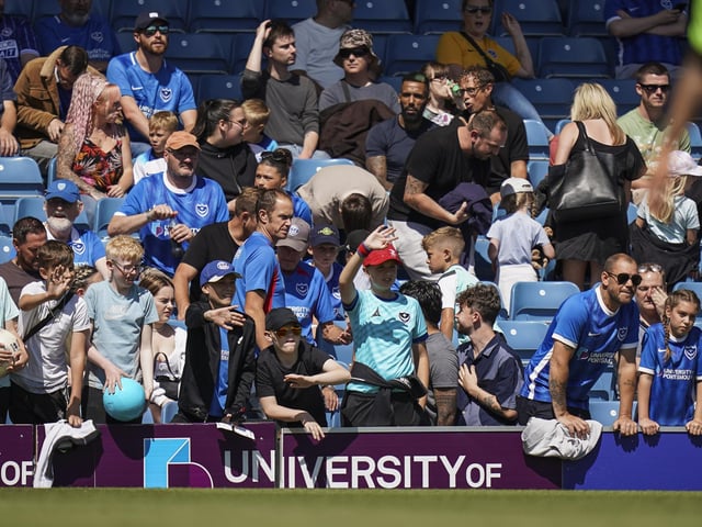 Pompey fans were back into their Fratton Park routines as the footie returned to PO4 after a near three-month absence on Saturday