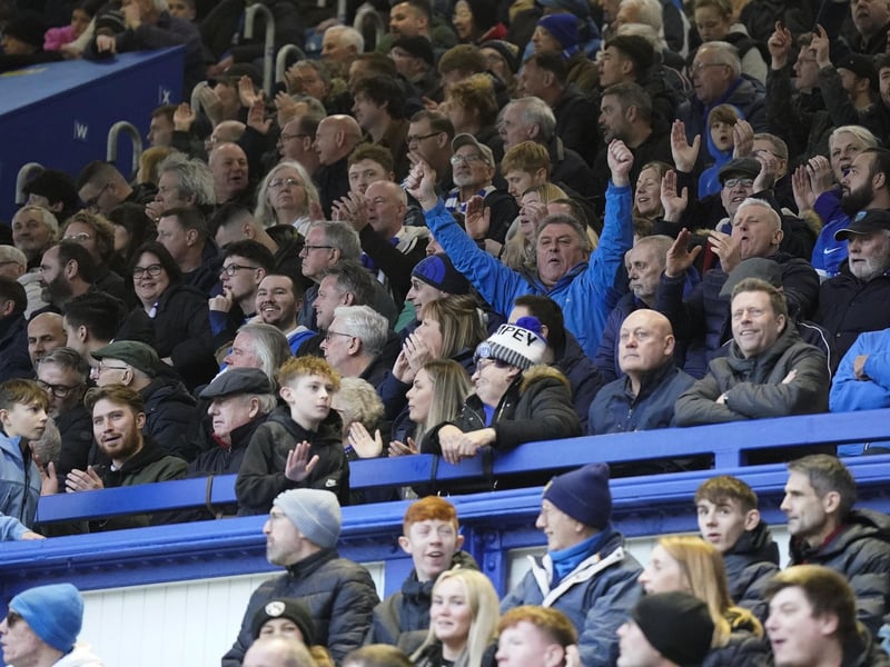 Check out our brilliant gallery as Pompey fans roared their team on to victory over Northampton. Pics: Jason Brown.