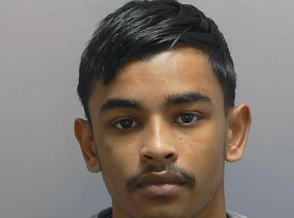 Saqif Chowdhury, 19, of Stafford Road, Staffordshire, will spend the next six years in a young offenders’ institution.. Picture: Hampshire and Isle of Wight Constabulary.