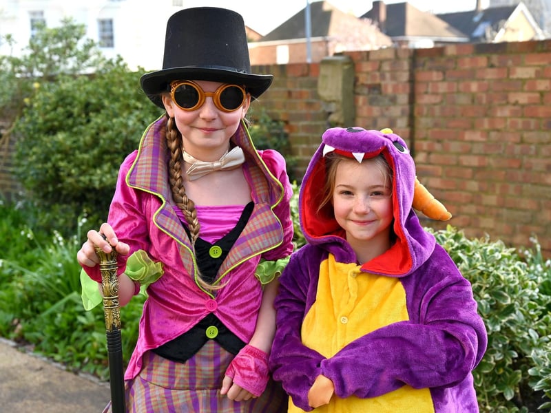 Portsmouth High School, GDST, has celebrated World Book Day.Pictured: Chloe & Mia