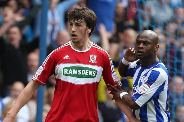 Christian Burgess in action during his sole appearance for Middlesbrough. Picture: Pete Norton/Getty Images