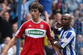Christian Burgess in action during his sole appearance for Middlesbrough. Picture: Pete Norton/Getty Images
