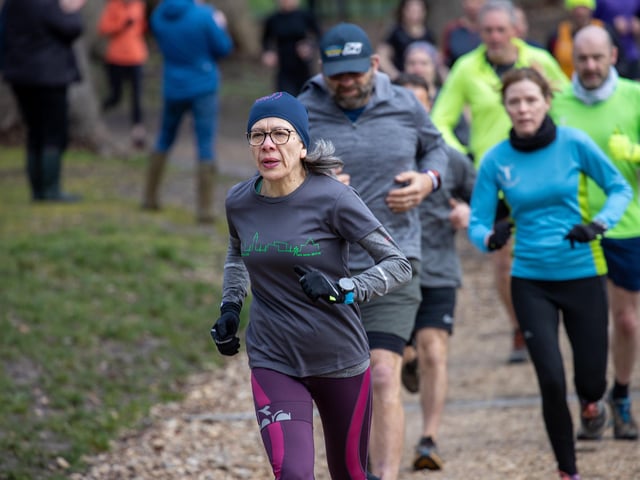 Competitors in Saturday morning's Havant parkrun at Staunton Country Park. Picture: Alex Shute
