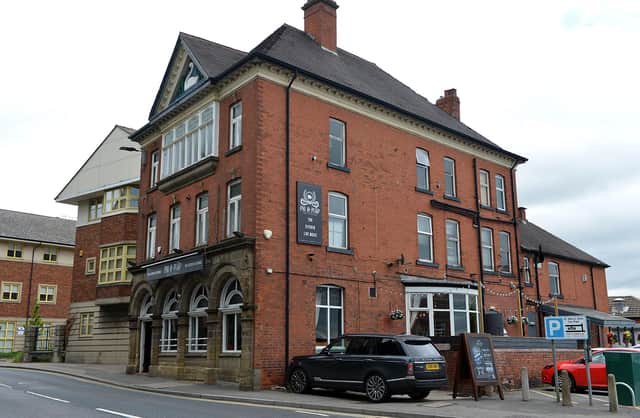 The Pig and Pump pub in Chesterfield open for customers.