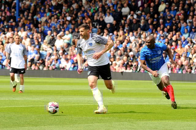 Pompey Legends v Alan Knight Celebrity XI in a charity fundraising match at Fratton Park on Bank Holiday Monday. Picture: Sarah Standing (050525-5775)