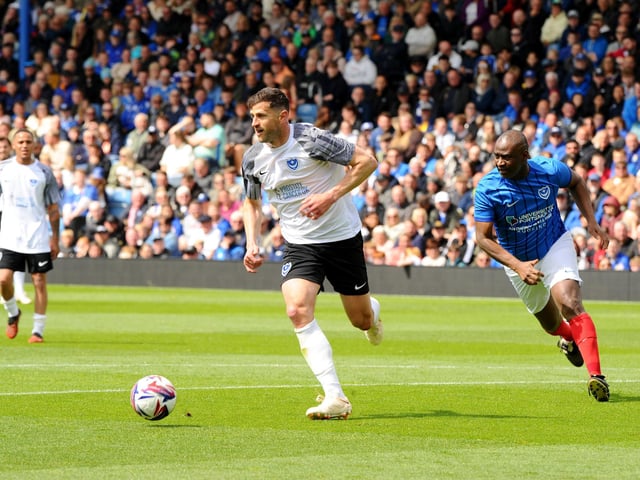 Pompey Legends v Alan Knight Celebrity XI in a charity fundraising match at Fratton Park on Bank Holiday Monday. Picture: Sarah Standing (050525-5775)