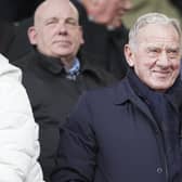 Portsmouth owner Milan Mandaric attended Saturday's 2-0 defeat to MK Dons. It was his first visit for a Fratton Park game since September 2010. Picture: Jason Brown/ProSportsImages