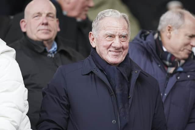 Portsmouth owner Milan Mandaric attended Saturday's 2-0 defeat to MK Dons. It was his first visit for a Fratton Park game since September 2010. Picture: Jason Brown/ProSportsImages