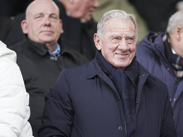 Portsmouth owner Milan Mandaric attended Saturday's 2-0 defeat to MK Dons. It was his first visit for a Fratton Park game since September 2010. Picture: Jason Brown/ProSportsImages