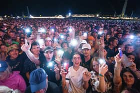 From humble beginnings 11 years ago as a free festival in the dockyard, Victorious is now a major part of the UK circuit. Here fans watch Sam Fender last year