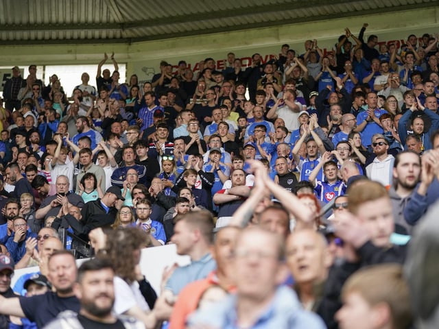 More than 3,000 fans made the trip to the Rams.