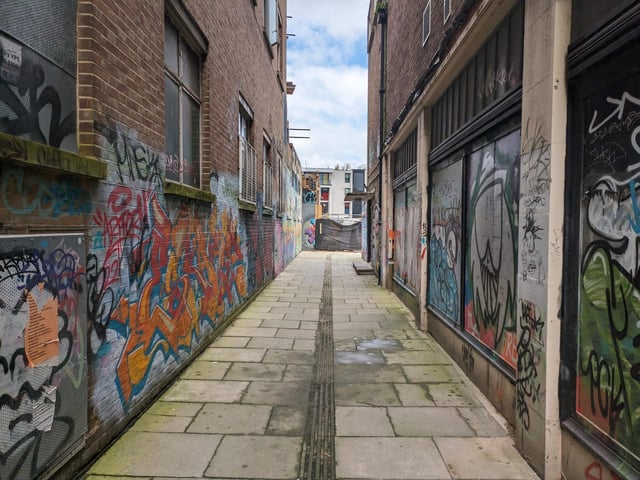 As yet unfinished commercial units inside the large empty Debenhams building in Southsea have been advertised as available to let online via property consultancy firm Vail Williams.