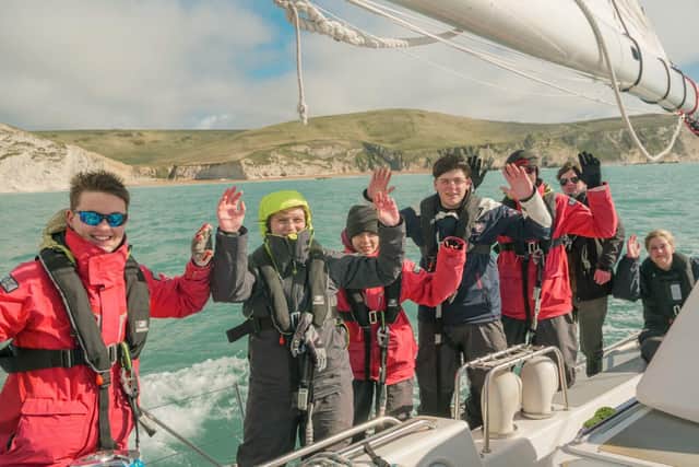 Young people on a Channel Adventure