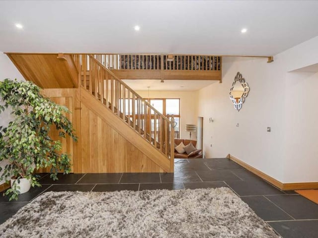 Hallway and staircase.