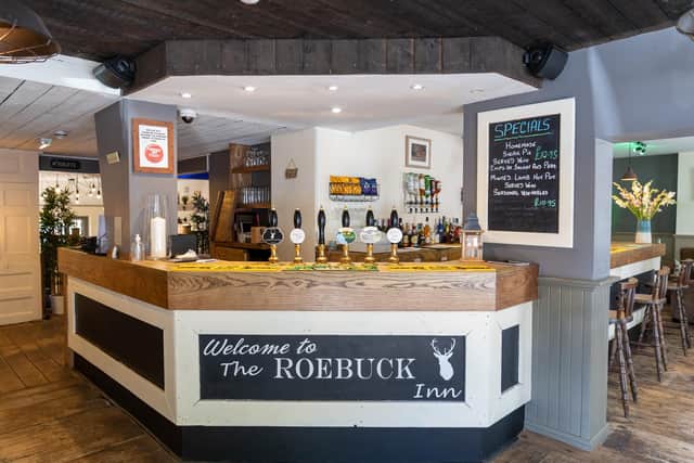 The bar at the Roebuck Inn
Picture: Andy Hornby