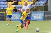 Striker Tommy Wright struck in Hawks' win at Ebbsfleet. Picture: Keith Woodland (310721-516)