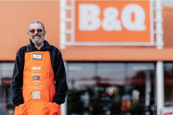 Roy Hunt will be the first ever B&Q colleague to mark 50 years of service at the company. 
Pictured: Roy Hunt