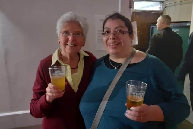 Ros Gautrey, 69, and Isobel Jenkins, 42, said perceptions about women drinking beer have changed.