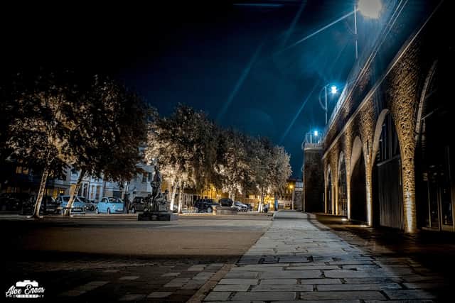 Old Portsmouth at Night by Alex Eneas @alex.eneas.photography