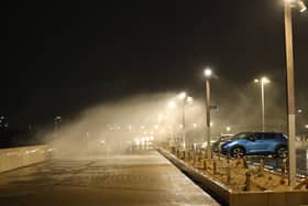 Flooded streets of Old Portsmouth last night as captured by Marcin Jedrysiak.