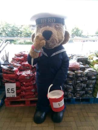 Community champion Caroline Mannell will be dressed as a Naval Bear for the weekend of fundraising fun