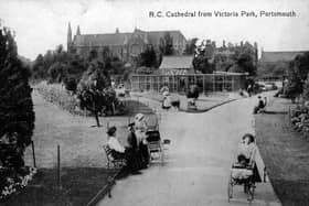 Roman Catholic Cathedral from Victoria Park, Portsmouth. Picture: costen.co.uk