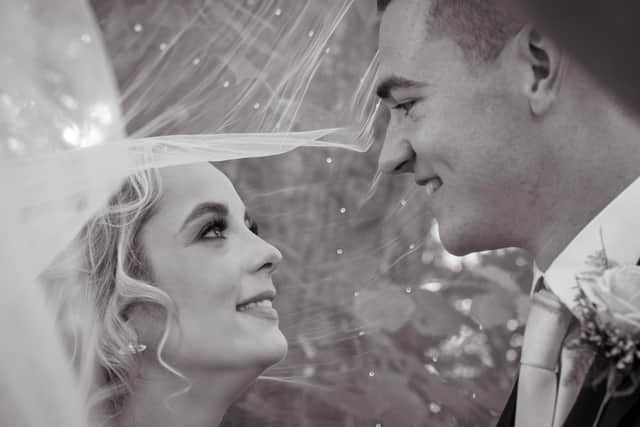 Bessie and Ashley Carter. Picture: Weddings at Carla Mortimer Photography.