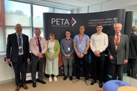 Members of staff from PETA 