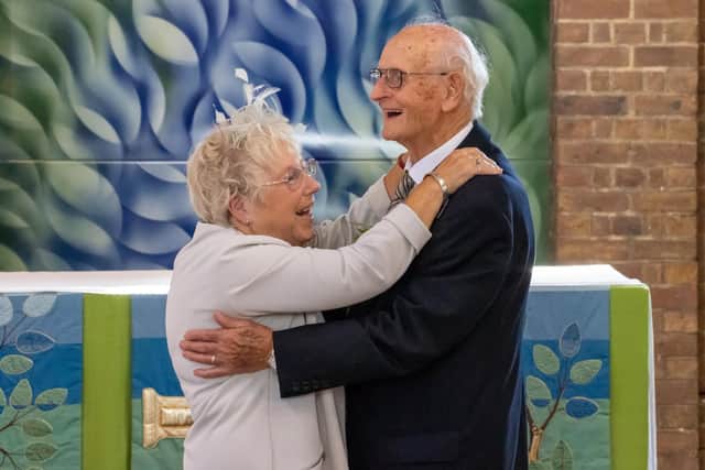 Bob Nichol and Ivy Worster were married at St Cuthbert's Church, Baffins, Portsmouth on September 11, 2021 
