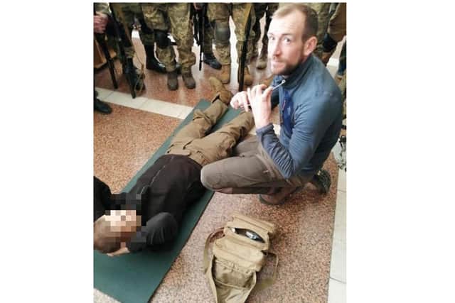 Among the basic set of skills he has been teaching includes how to stem heavy bleeding, treating gunshot wounds and applying bandages and tourniquets.