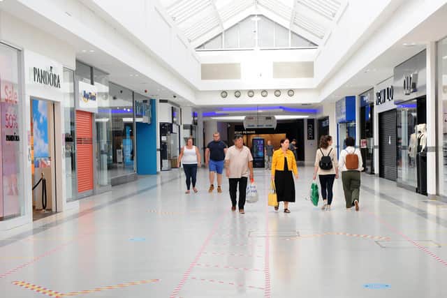 Shops across the country reopened their doors on Monday, June 15, including Cascades Shopping Centre and Commercial Road in Portsmouth.Picture: Sarah Standing (150620-9879)