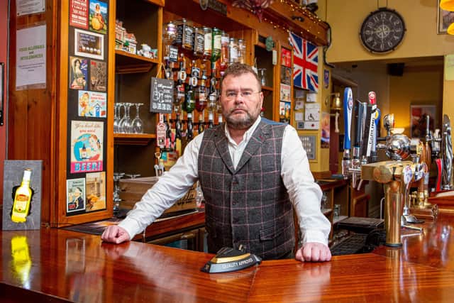 Vladimir Nasadovich at his pub the George and Dragon in Kingston Road.
Picture: Habibur Rahman