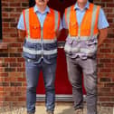Award-winners Mark Wheeler and Bradley Sleeman from Nut Tree View