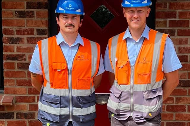 Award-winners Mark Wheeler and Bradley Sleeman from Nut Tree View