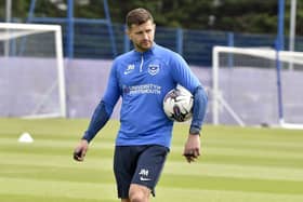 John Mousinho and his new-look Pompey squad fly out to Spain on Sunday morning for a training camp. Picture: Sarah Standing (290623-5732)