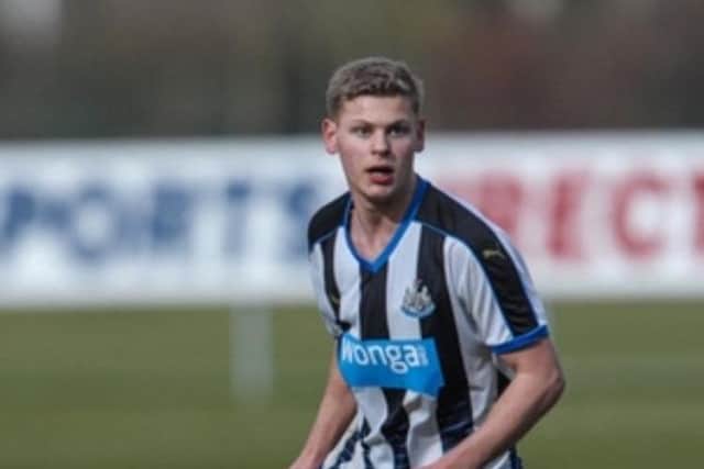 Olly Long during his time at Newcastle United